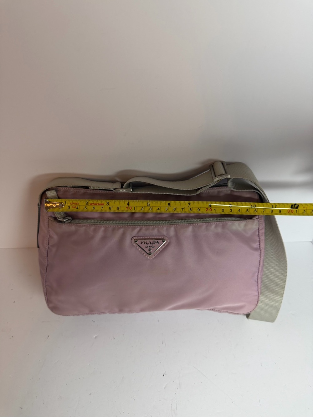 Prada Tessuto Soft Pink Hue Nylon Shoulder Crossbody Bag - Picture 4 of 16